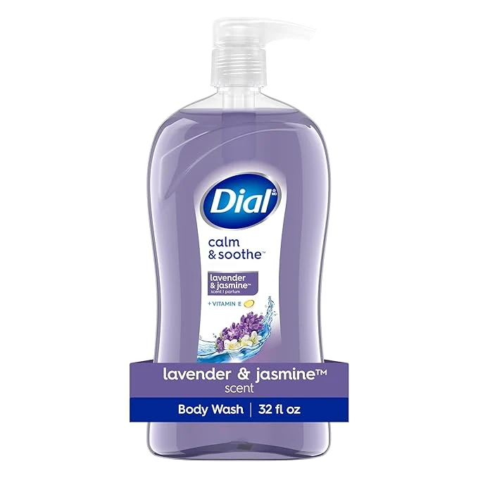 Fashionable Dial Body Wash Calm Soothe Lavender Jasmine Scent 32 fl oz Versatile