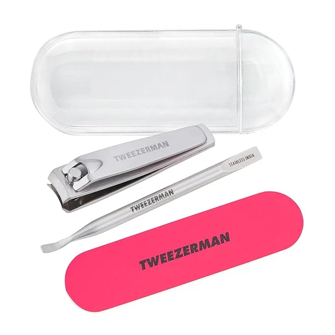 Effective Tweezerman Mini Neon Nail Care Kit Convenient