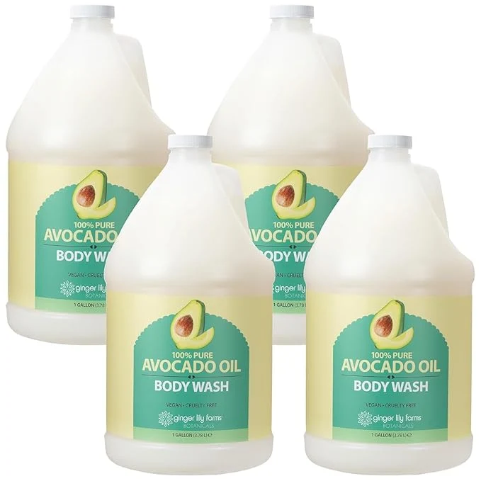 Responsible Ginger Lily Farms Botanicals Pure Avocado Oil Body Wash User-Friendly