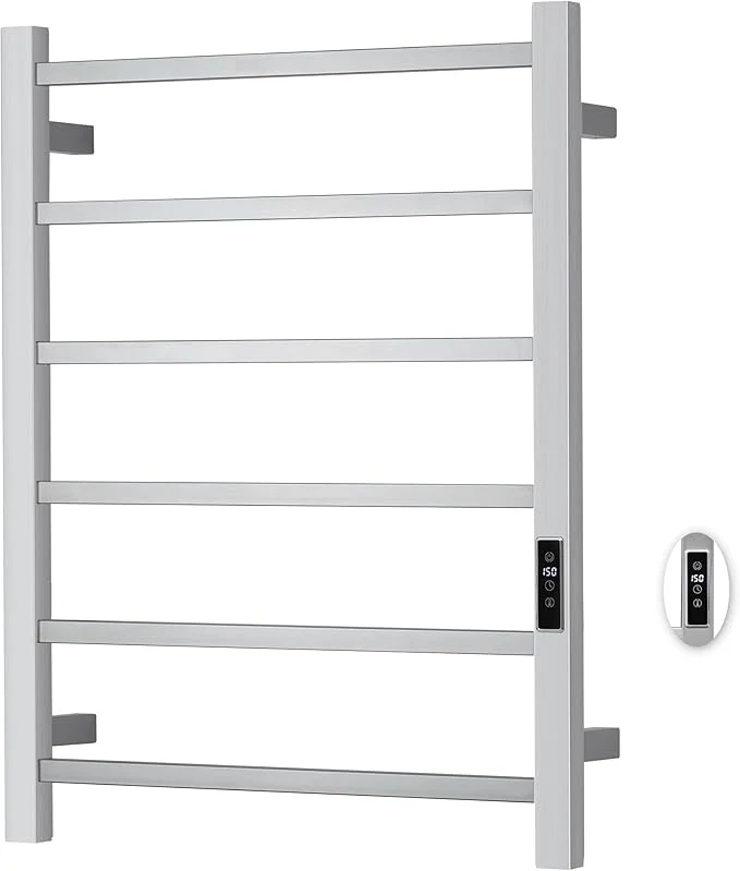 Practical Heated Towel Racks for Bathroom Wall Mounted Electric Towel Warmer Racks Casual