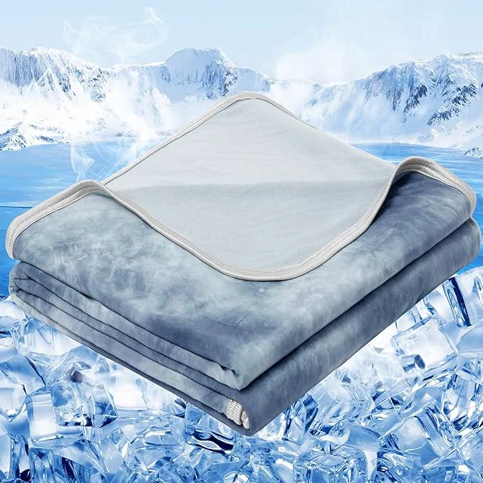 Verified inhand Cooling Blanket Twin XL Size 60 quot x90 quot Cooling Blankets for Hot Sleepers Absorbs Heat to Keep Adults Cool For Summer Nights Sweats Thin Cold Lightweight Blanket for Couch Bed All Season Use Elite