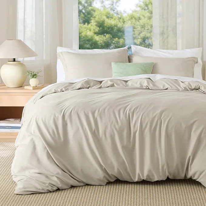 Premium Bedsure Duvet Cover King Size – Soft Double Brushed Bedding Set for Kids amp Adults Zipper Closure 3 Pieces Includes 1 Duvet Cover 104 quot x90 quot amp 2 Pillow Shams NO Comforter Linen Fine Crafted