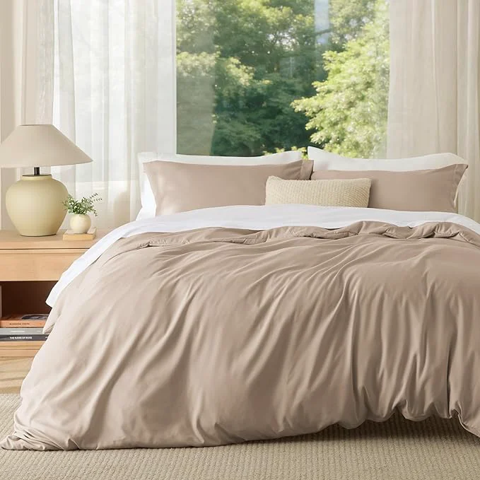 Consistent Bedsure Duvet Cover Queen Size – Soft Double Brushed Bedding Set for Kids amp Adults Zipper Closure 3 Pieces Includes 1 Duvet Cover 90 quot x90 quot amp 2 Pillow Shams NO Comforter Hazel Effective
