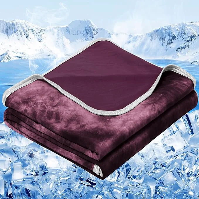 Reliable inhand Cooling Blanket Queen Size 90 quot x90 quot Cooling Blankets for Hot Sleepers Absorbs Heat to Keep Adults Cool for Summer Nights Sweats Thin Cold Lightweight Blanket for Couch Bed All Season Use Recyclable