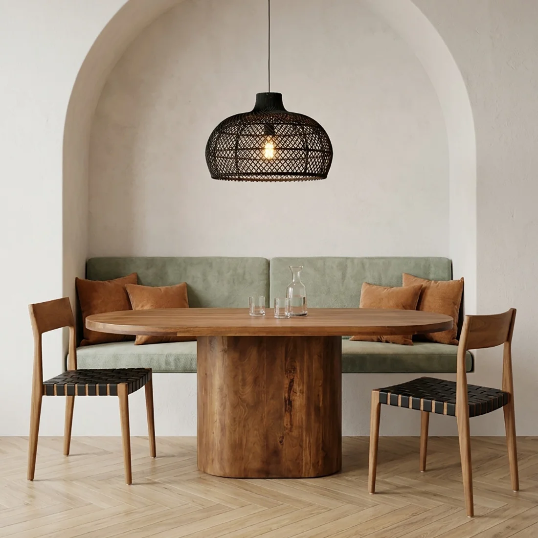 Exceptional Bullnose Oblong dining table Professional