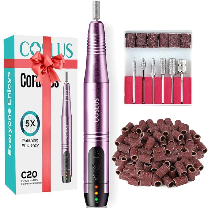 Smooth COSLUS C20 Cordless Nail Drill Electric File Professional Luxury