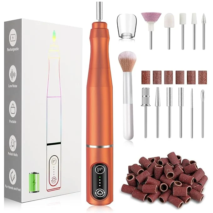 Fine TUOBEO Cordless Nail Drill Electric Rechargeable File Kit Professional Efile Unique