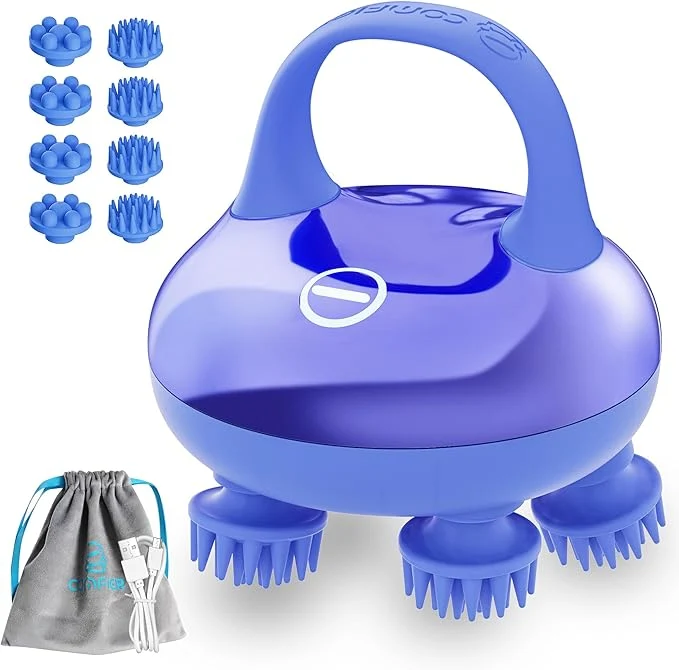 User-Friendly COMFIER Cordless Scalp Massager Hair Growth Detailed