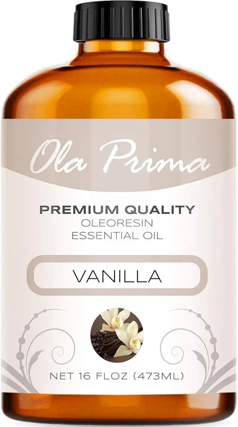 Exceptional Ola Prima Vanilla Essential Oil 16oz – Therapeutic Grade Big Bottle Authentic