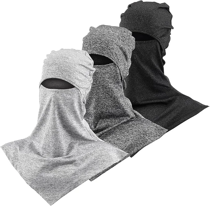 Innovative SATINIOR 3 Piece Balaclava Face Cover Sun Protection Neck Cover Summer Trendy