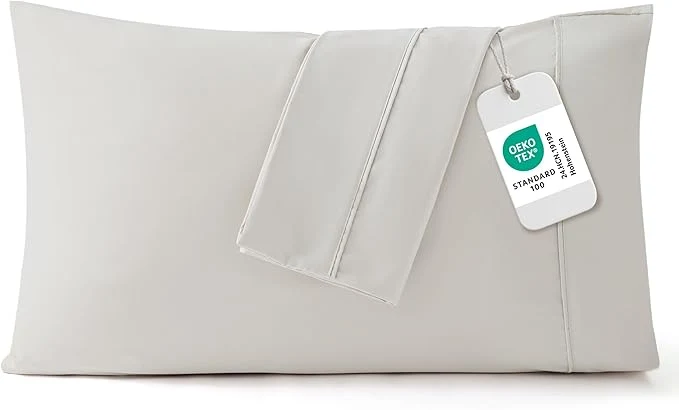 Green Bedsure King Size Pillow Cases Set of 2 – Brushed Microfiber Pillowcases 2 Pack Super Soft Pillow Case Cover with Envelope Closure for Kids Wrinkle Fade Resistant Linen 20×36 Inches Enhanced