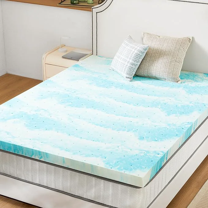 Trendy Sweetcrispy Memory Foam Mattress Topper Twin XL 3 Inch Thick Gel Infused Cooling Toppers Pad for Twin XL Size Bed Sleeper Sofa RV Camper CertiPUR US Ventilated and Breathable Genuine