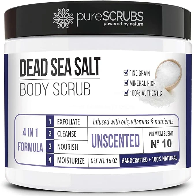 pureSCRUBS Premium Unscented Body Scrub Set Clean