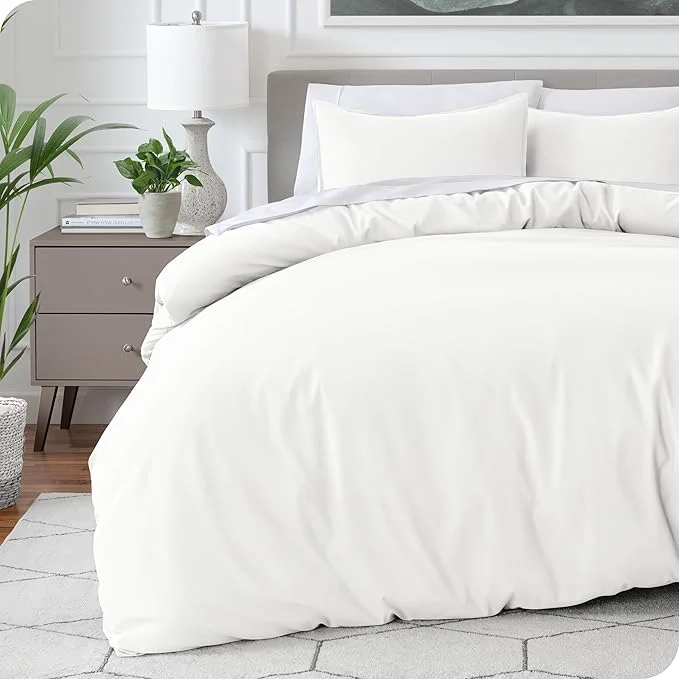 Enhanced Bare Home Bedding Duvet Cover Oversized Queen – Premium 1800 Super Soft Collection – Lightweight Cooling – Soft Breathable Bedding Duvet Cover Oversized Queen Cream Outstanding