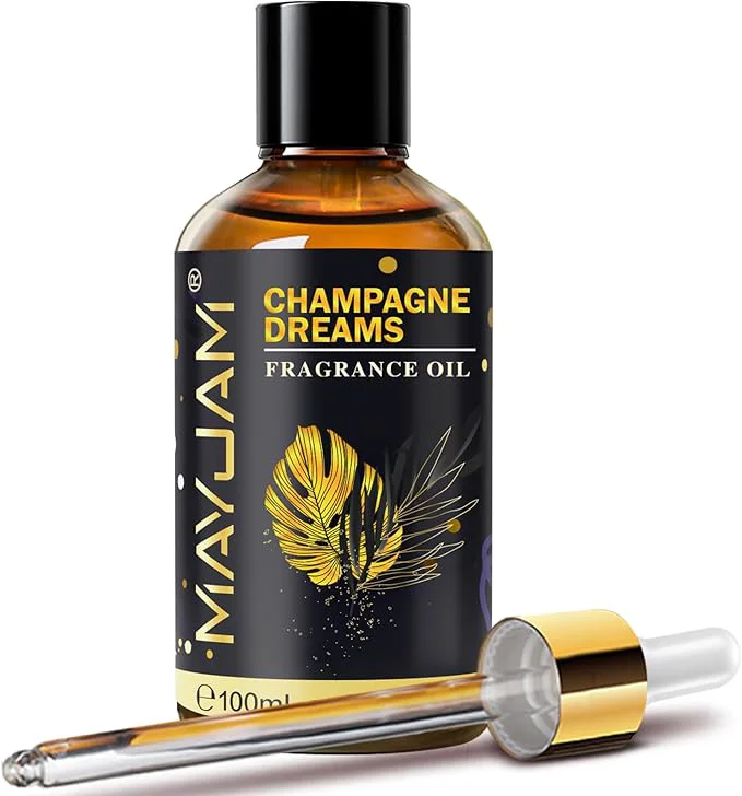 Traditional Champagne Dreams Fragrance Oil Essential Oil MAYJAM 3.38FL.OZ Champagne Dreams Flexible