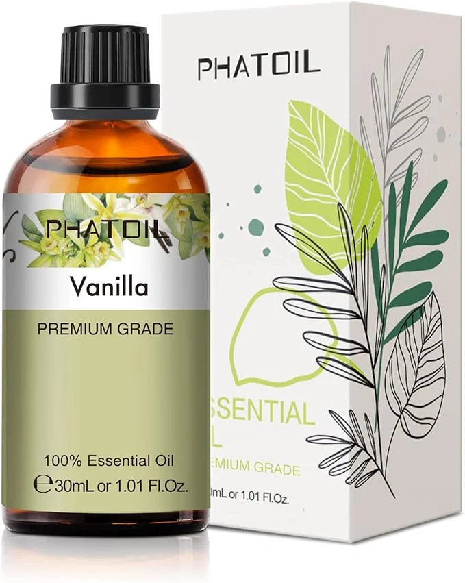 World-Class Vanilla Essential Oil 1.01Fl.Oz PHATOIL Pure Essential Oil Singles Healthy