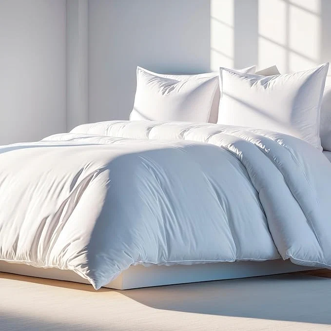 Selected White Classic White Duvet Cover King Size Microfiber Duvet Cover with Zipper Set of 1 Down Comforter Cover with 2 Pillow Shams Luxury Comforter Cover King Size Comforter Not Included Carefully Designed