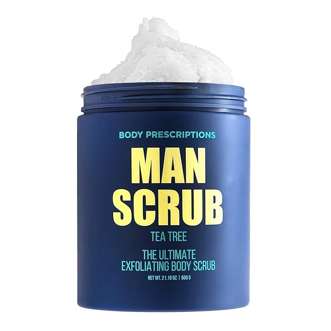 Breathable Body Prescriptions Men s Exfoliating Body Scrub – Skin Cleansing Wash Sophisticated