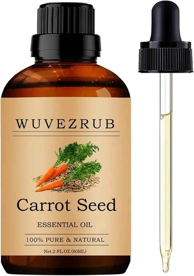Enhanced Carrot Seed Essential Oil 60ML Pure and Natural 2 Fl Oz Efficient