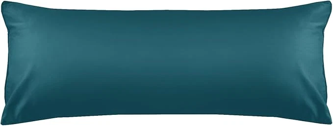 Convenient Warmstar Cotton Body Pillow Cover 1 Pack 600 Thread Count Body Pillow case 20 quot x54 quot Long Body Pillow Case Cover Soft Breathable with Envelope Closure Teal