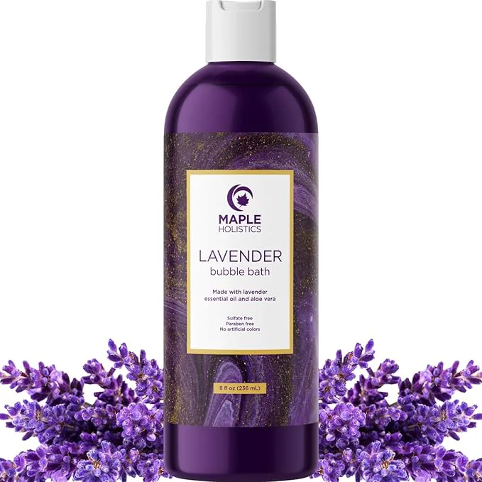 Sustainable Premium Lavender Bubble Bath for Women Pure
