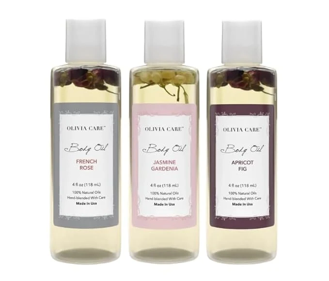 Casual Olivia Care 3 Pack Body Oils Apricot Fig French Rose Jasmine Gardenia Smart