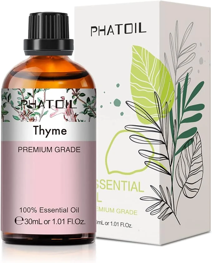 Carefully Designed Thyme Essential Oil 1.01Fl.Oz PHATOIL Pure Essential Oil Singles Responsible