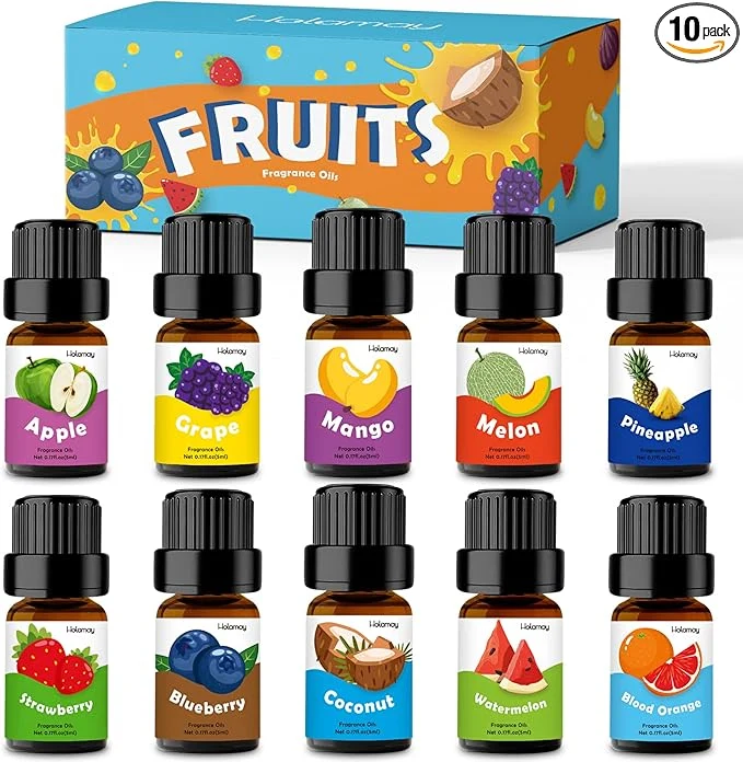 Original Design Fruity Fragrance Oil Holamay Premium Fruit Essential Oils Lightweight