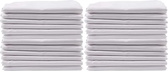 Premium Material KAF Home Brushed Microfiber Pillow Cases Bulk Pack Control Allergies and Ensure Sound Sleep Set of 12 White Pack of 2 Exclusive