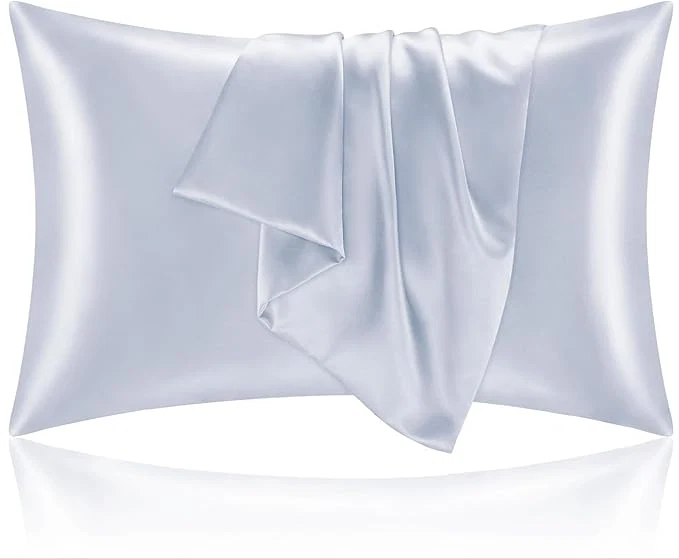 Prestigious BEDELITE Satin Pillowcase for Hair and Skin Super Soft and Cooling Similar to Silk Pillow Cases 2 Pack with Envelope Closure Gift for Women Men 20 quot x30 quot Queen Size Evening Haze Trendy