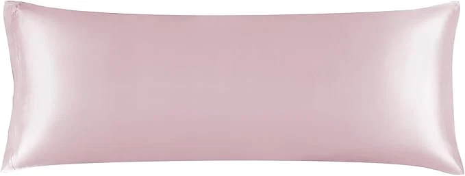Original Design BEDELITE Satin Body Pillow Cover Super Soft and Cooling Body Pillow Pillowcase for Hair and Skin Breathable Silky Full Long Pillowcase Cover 20 quot x54 quot Lotus Pink Effective