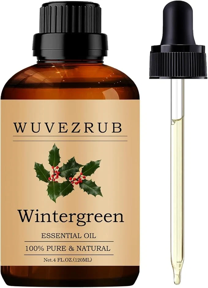 Authentic Wintergreen Essential Oils 120ML Pure and Natural Essential Oil Eco-Friendly