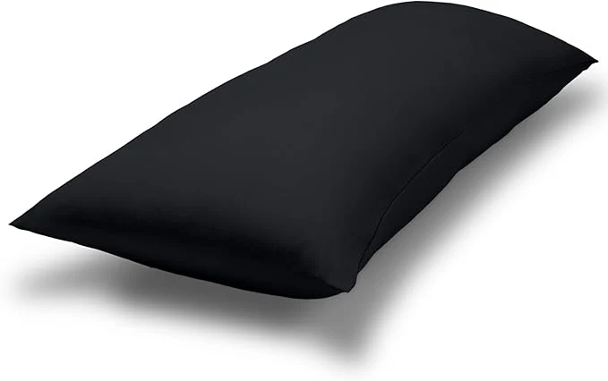Smart Bare Home Microfiber Body Pillow Cover – Ultra Soft – Cooling Pillowcase – Double Brushed – Pillowcase with Zipper Closure – Easy Care 20 39 39 x54 39 39 Body Pillow Cover Black Luxury