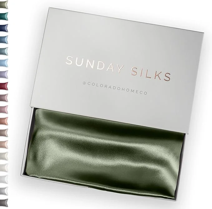 Unique SUNDAYSILKS™ Mulberry Silk Pillowcase Silk Pillow Cases for Hair amp Skin Superior to Satin Pillowcase with Zipper Standard Queen King Sizes Anti-Wrinkle Cooling Non-Slip Silk Pillowcases Sophisticated