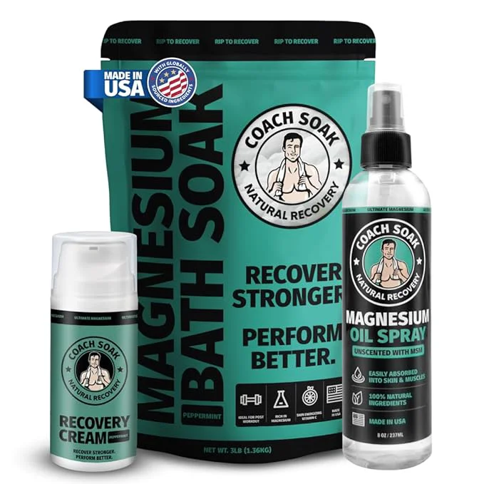 Advanced Coach Soak Magnesium Bath Soak Bundle First-Class