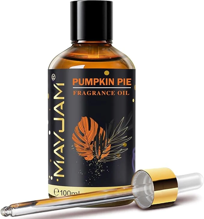 Durable Pumpkin Pie Fragrance Oil Essential Oil MAYJAM 3.38FL.OZ Pumpkin Pie Oil Certified