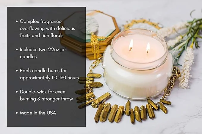 Optimized Tyler Company Diva Scented Candle 22 oz Includes a Tyler Company Match Lightweight