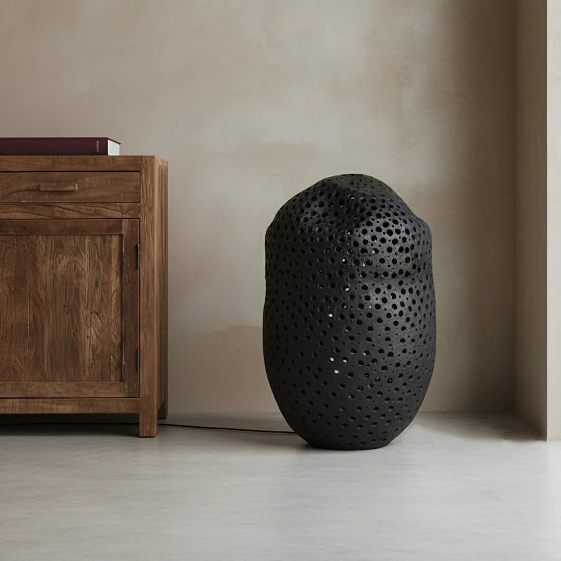 Trusted Terra vloerlamp Bob XXL zwart Smart