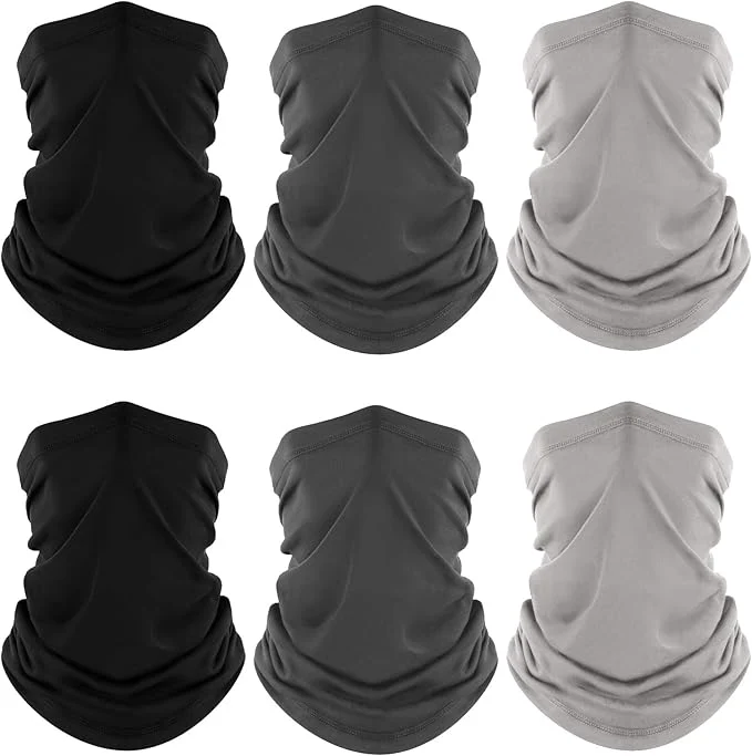Healthy Fuinloth Neck Gaiter 6 Pack Cooling UV Protection Bandana Face Mask Gator Scarf Specialty