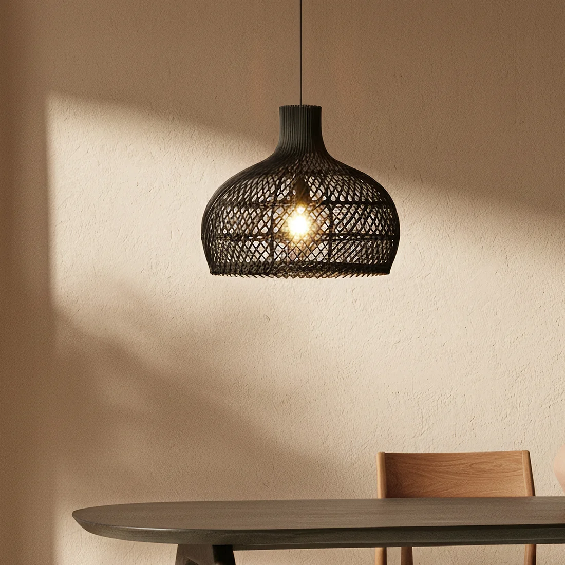 Crafted Maze lamp black small Outstanding