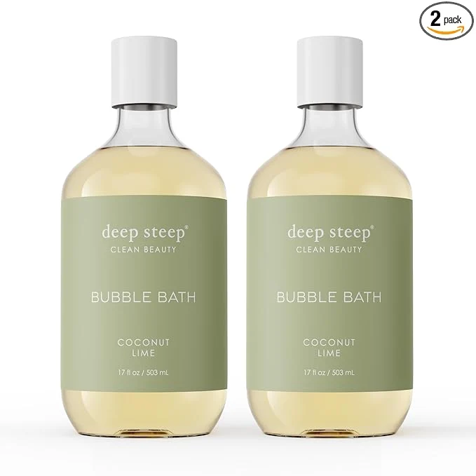 First-Class Deep Steep Bubble Bath Coconut Lime 17 oz – Hypoallergenic Clinically Tested Elite