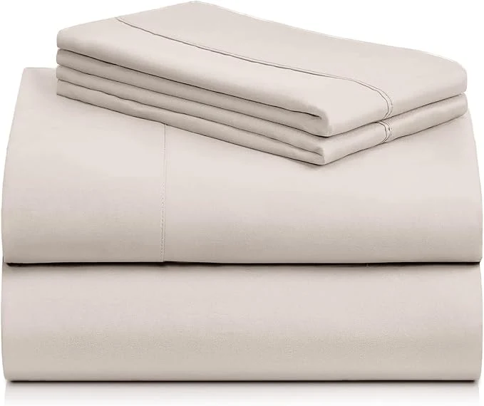 Certified LuxClub 4 PC Sheet Set Bed Sheets Deep Pockets 18 quot Eco Friendly Wrinkle Cooling Machine Washable Hotel Bedding Silky Soft – Linen Queen Professional