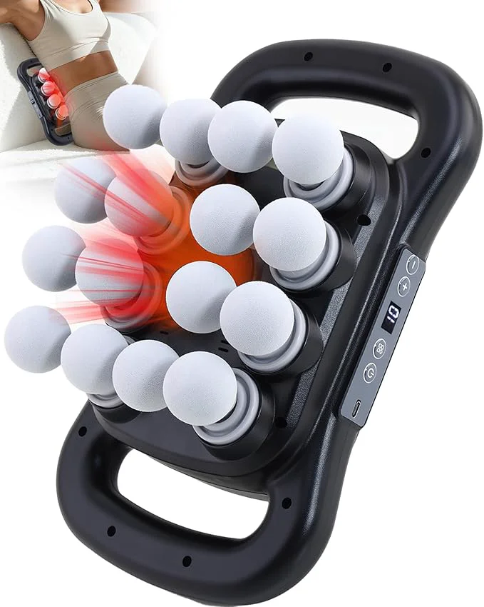 Natural UFFAE 16-Head Massage Gun Deep Tissue Percussion Massager High-End