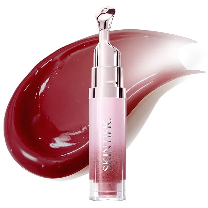 Minimalist SKINTIFIC Peptide Brightening Lip Serum Hydrating Plumping Tinted Lip Gloss Original
