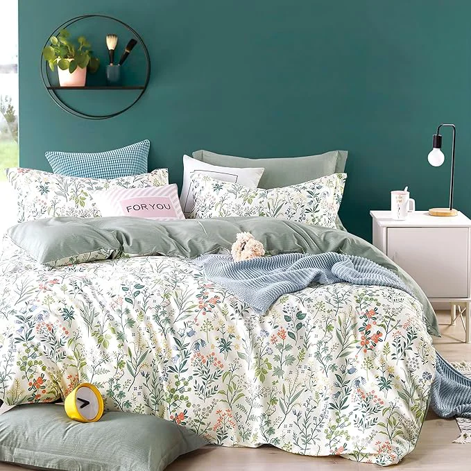 Functional LEMIROE Floral Cotton Comforter Twin Size Outstanding