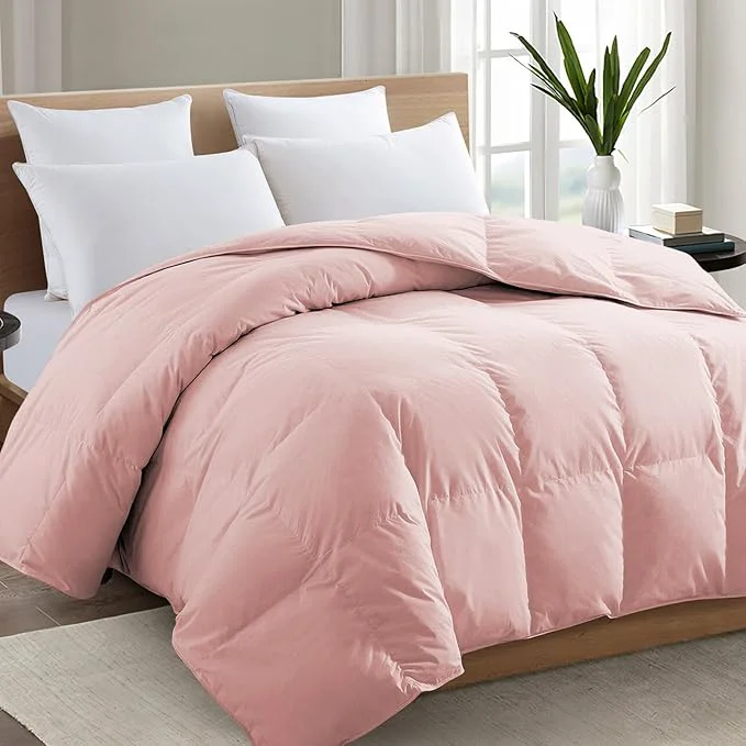 Soft TEXARTIST Premium 2100 Series Queen Comforter All Season Breathable Pink Versatile