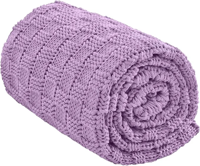 Sophisticated Knitted Weighted Blanket Adult No Beads Heavy Blanket 60 x 80” 20lbs Breathable