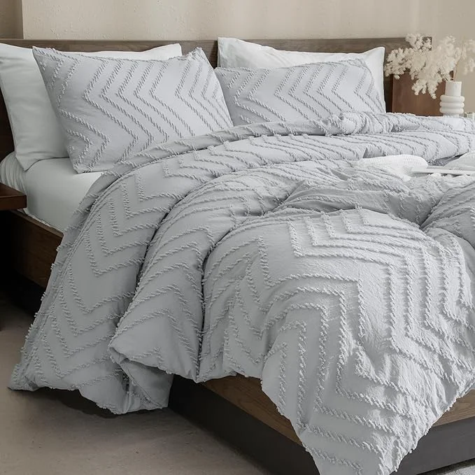 Specialty Andency Silver Grey Oversized Super King Comforter Set 120×120 Extra Large Safe