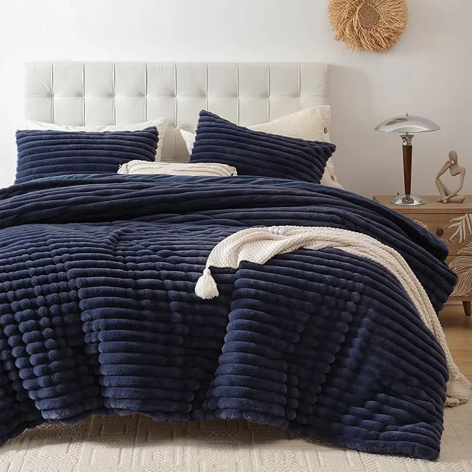 Trusted Smoofy Fluffy King Size Comforter Set 3 Pieces Selected