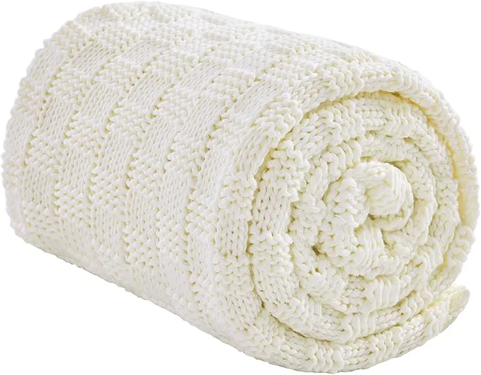 Relaxed Knitted Weighted Blanket for Adult No Beads Heavy Blanket 60 x 80” 10lbs Fine Crafted